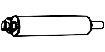 Predni tlumic vyfuku WALKER 12892