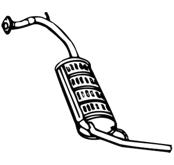 Zadní tlumič výfuku WALKER 13120