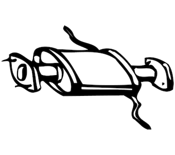 Predni tlumic vyfuku WALKER 13170