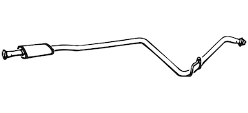 Predni tlumic vyfuku WALKER 13238