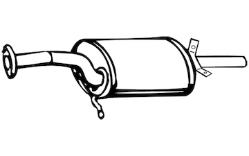 Zadní tlumič výfuku WALKER 13306