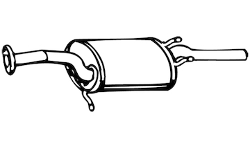 Zadní tlumič výfuku WALKER 13307