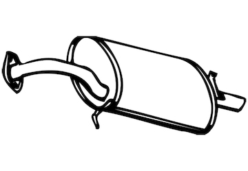 Zadní tlumič výfuku WALKER 13318