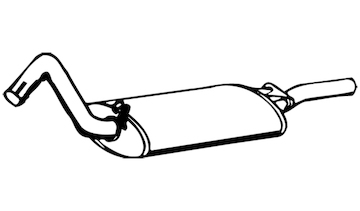 Zadní tlumič výfuku WALKER 13379