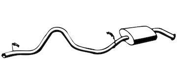 Zadní tlumič výfuku WALKER 13397