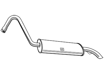 Zadní tlumič výfuku WALKER 13489