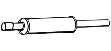 Predni tlumic vyfuku WALKER 13590