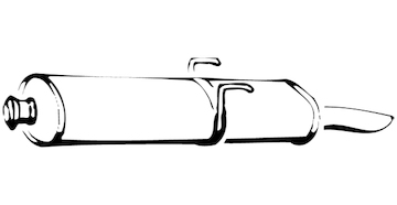 Zadní tlumič výfuku WALKER 13642