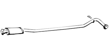 Predni tlumic vyfuku WALKER 13653