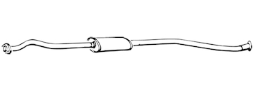 Střední tlumič výfuku WALKER 13687