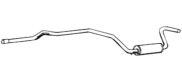 Střední tlumič výfuku WALKER 13771