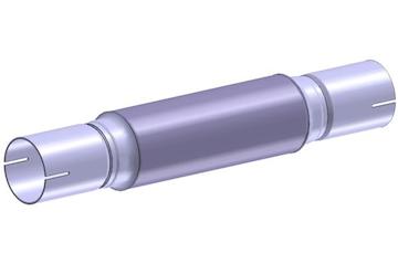 Zvlněná trubka, výfukový systém WALKER 14052