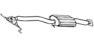 Střední tlumič výfuku WALKER 14074