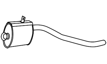 Predni tlumic vyfuku WALKER 14113