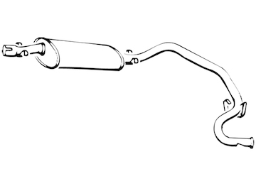 Zadní tlumič výfuku WALKER 14226
