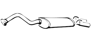 Zadní tlumič výfuku WALKER 14238