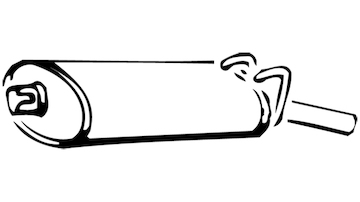 Zadní tlumič výfuku WALKER 14253