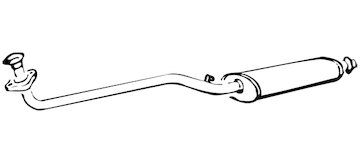 Predni tlumic vyfuku WALKER 14268