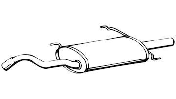 Zadní tlumič výfuku WALKER 14341