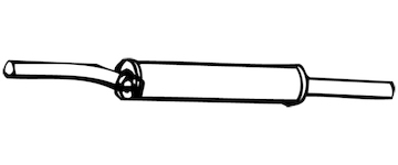 Predni tlumic vyfuku WALKER 14398