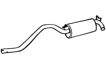 Zadní tlumič výfuku WALKER 14474