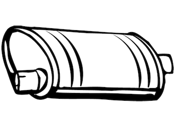 Zadní tlumič výfuku WALKER 14494