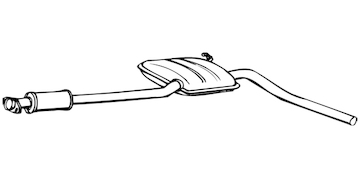 Střední tlumič výfuku WALKER 14604