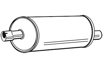 Střední tlumič výfuku WALKER 14833