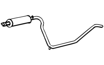 Střední tlumič výfuku WALKER 14952