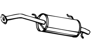 Zadní tlumič výfuku WALKER 15036