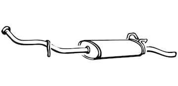 Zadní tlumič výfuku WALKER 15103