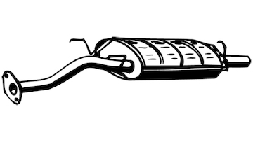 Zadní tlumič výfuku WALKER 15131