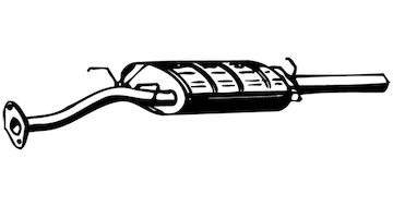 Zadní tlumič výfuku WALKER 15145