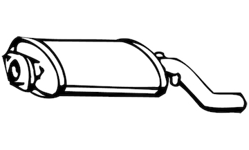 Zadní tlumič výfuku WALKER 15154