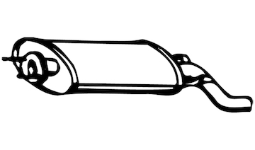 Zadní tlumič výfuku WALKER 15160