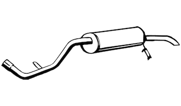 Zadní tlumič výfuku WALKER 15365