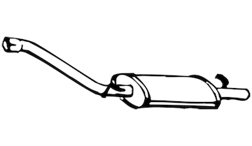 Predni tlumic vyfuku WALKER 15391