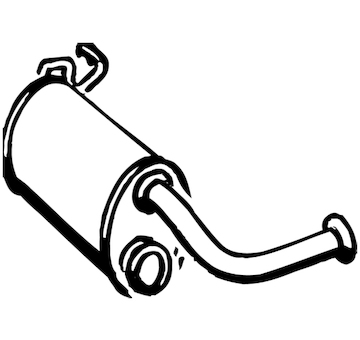 Střední tlumič výfuku WALKER 15432