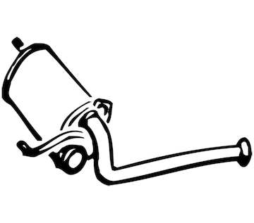 Střední tlumič výfuku WALKER 15504