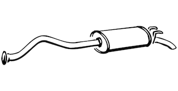 Zadní tlumič výfuku WALKER 15534