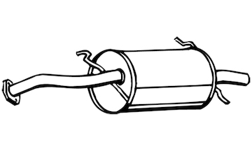 Zadní tlumič výfuku WALKER 15773