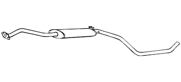 Střední tlumič výfuku WALKER 16133