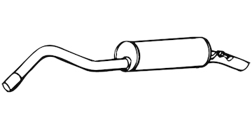 Zadní tlumič výfuku WALKER 16147