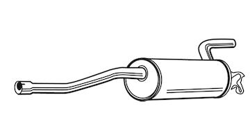 Zadní tlumič výfuku WALKER 16261