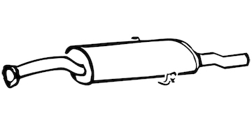 Zadní tlumič výfuku WALKER 16284