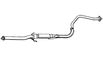 Střední tlumič výfuku WALKER 16434