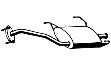 Zadní tlumič výfuku WALKER 16554