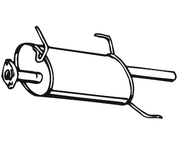 Zadní tlumič výfuku WALKER 16564