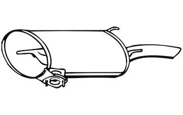 Zadní tlumič výfuku WALKER 16784