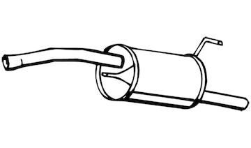 Zadní tlumič výfuku WALKER 16790